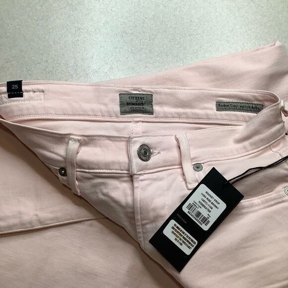 Citizens Of Humanity Rocket Crop High Rise Skinny 25 Rosewater Pink NWT - Picture 5 of 8